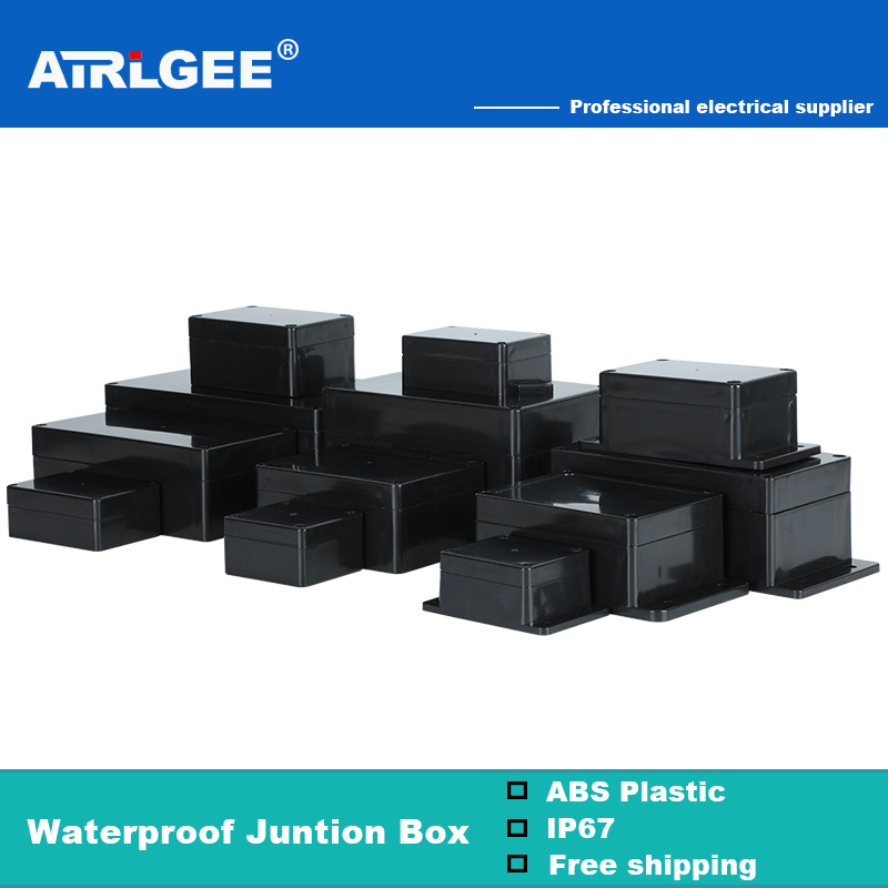 Outdoor Power Junction Box - Black Waterproof Junction Box Outdoor Power