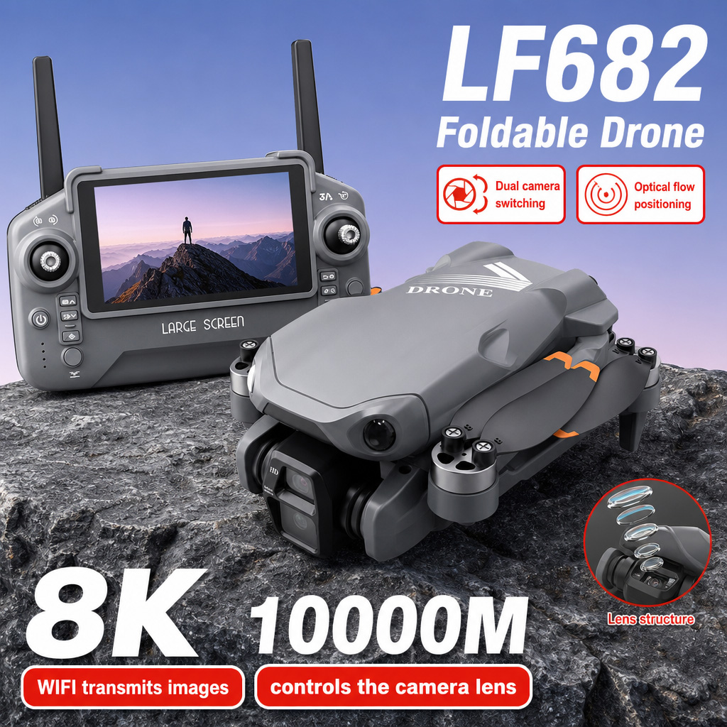Outdoor Power Box - Aerial Photo LF682 Drone 8K HD