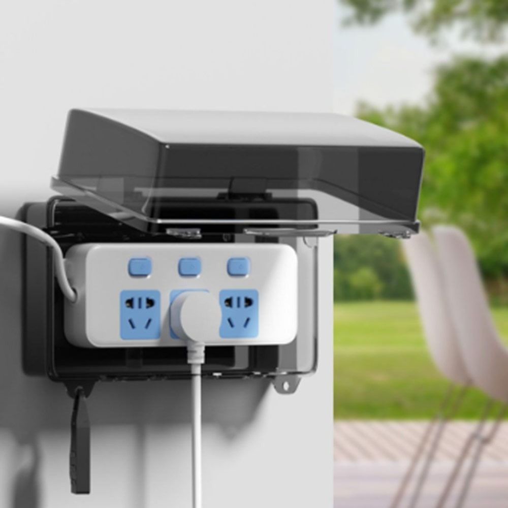 Durable Plastic Plug Box Water - Outdoor Power Strip Weatherproof review and price