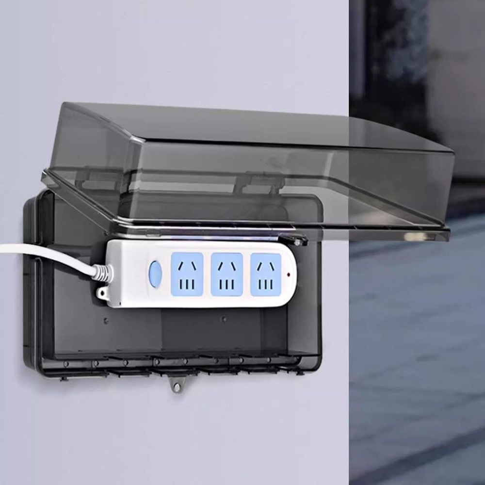 Durable Plastic Plug Box Water - Outdoor Power Strip Weatherproof review and price