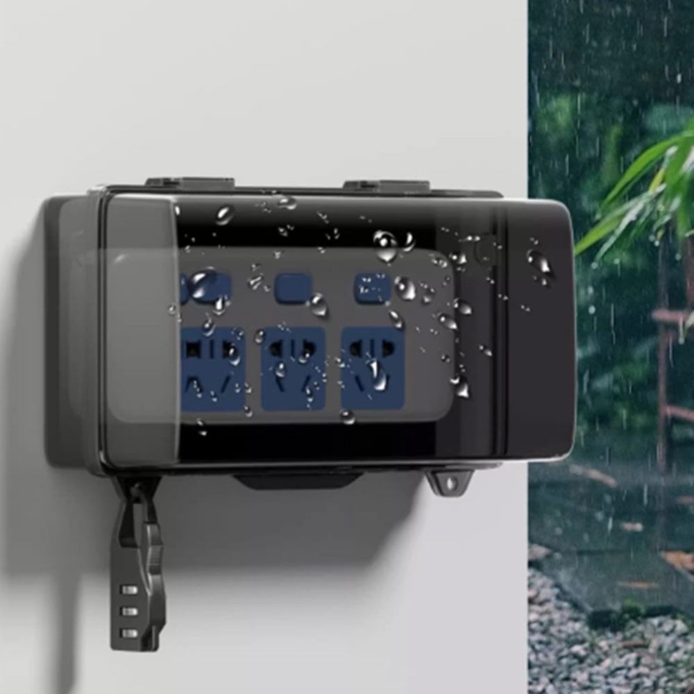 Durable Plastic Plug Box Water - Outdoor Power Strip Weatherproof review and price