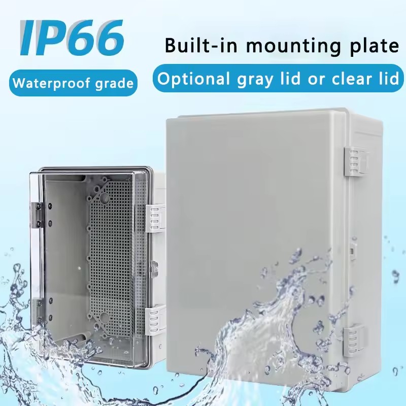 IP66 Waterproof Gray/Transpare - Outdoor Power Junction Box review and price