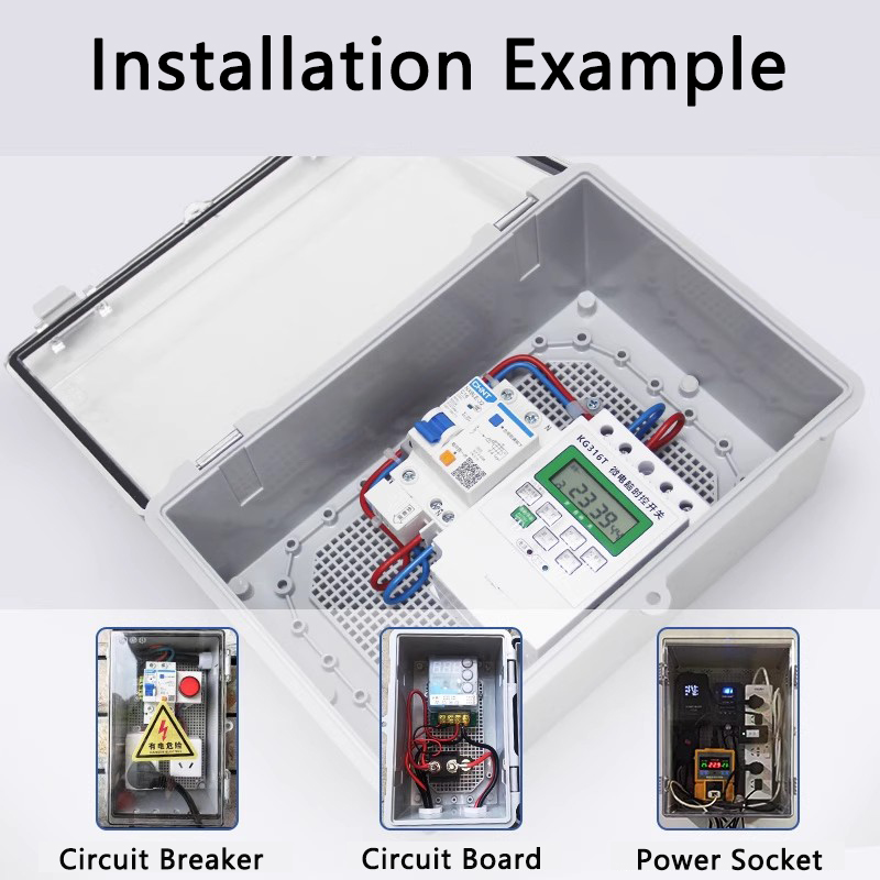 IP66 Waterproof Gray/Transpare - Outdoor Power Junction Box review and price