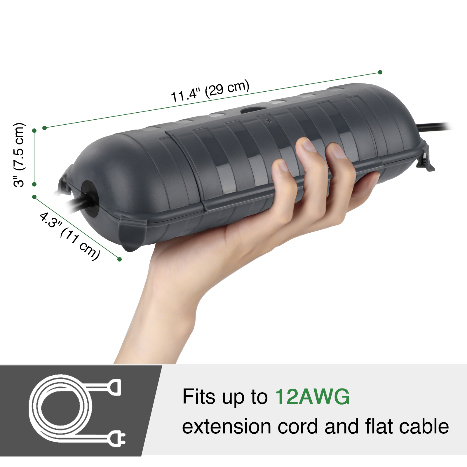 Large Weatherproof Outdoor Ele - Outdoor Power Strip Weatherproof review and price