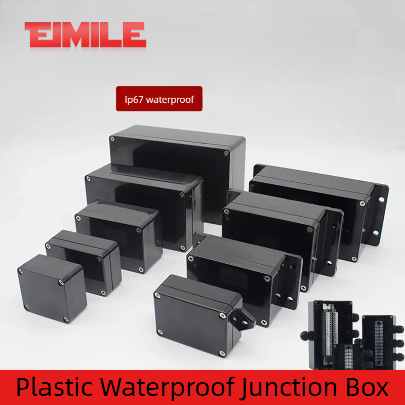 Type F Black Waterproof Juncti - Outdoor Power Junction Box review and price