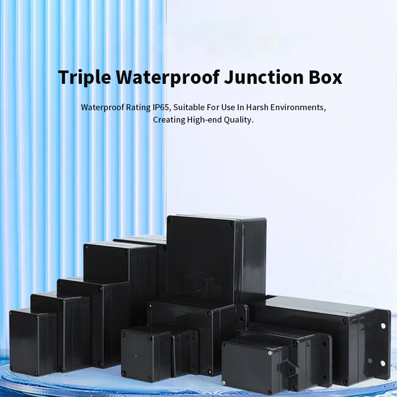 Type F Black Waterproof Juncti - Outdoor Power Junction Box review and price