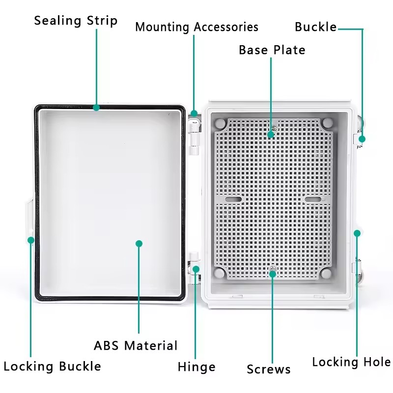 IP66 Electrical Plastic Enclos - Outdoor Power Junction Box review and price