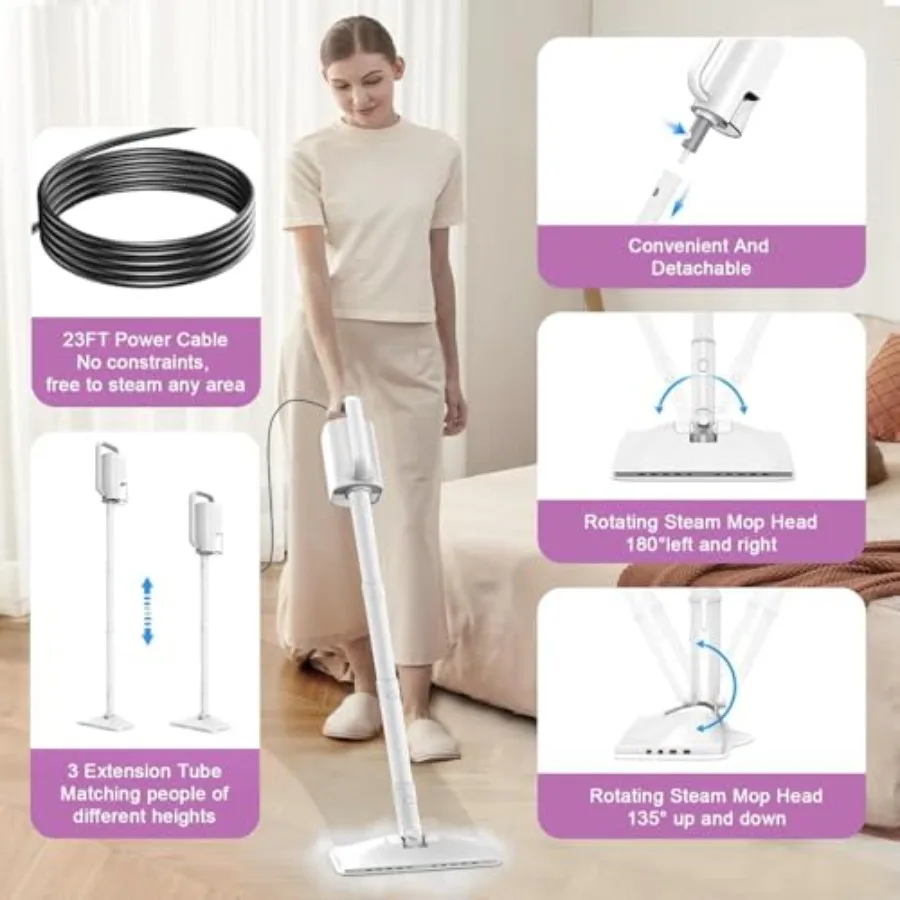 ApexTP7-in-1 Steam Mop 1200W R - Outdoor Power Mop review and price