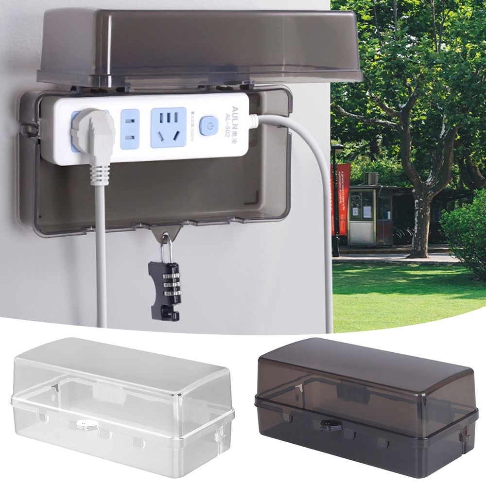 Durable Plastic Plug Box Anti- - Outdoor Power Strip Weatherproof review and price