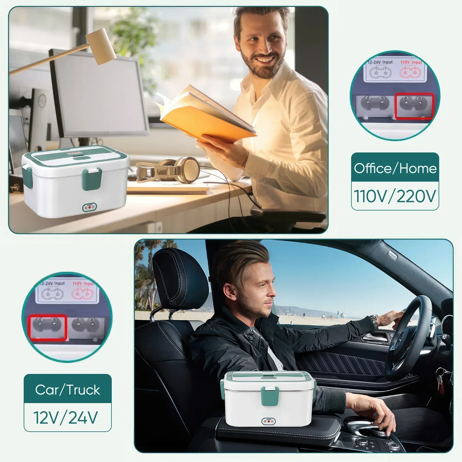 Electric Lunch Box Food Warmer - Outdoor Power Box review and price