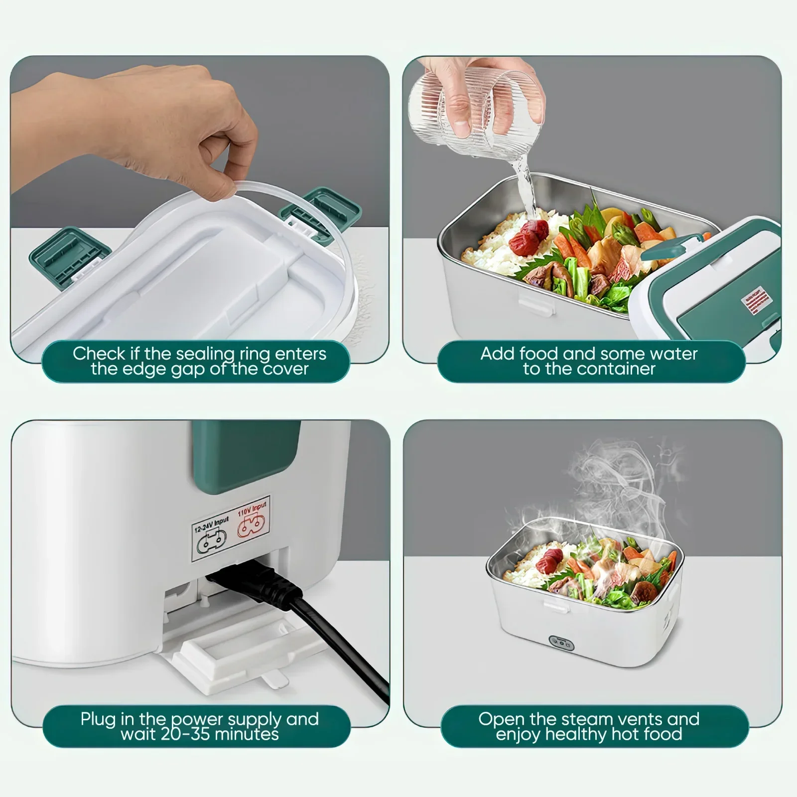 Electric Lunch Box Food Warmer - Outdoor Power Box review and price