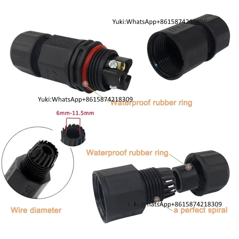 IP68 Waterproof Cable T Tap El - Outdoor Power Junction Box review and price