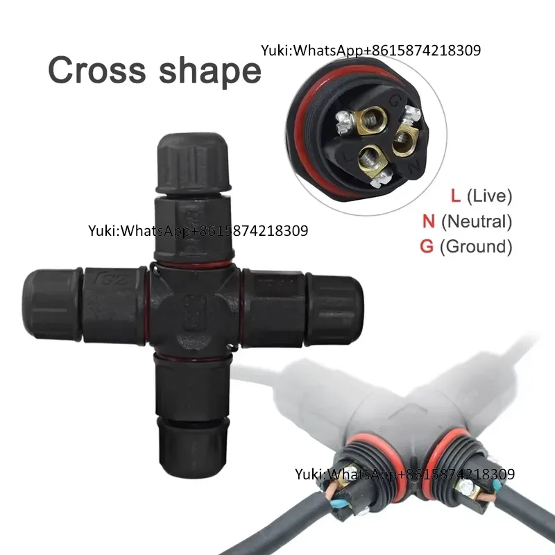 IP68 Waterproof Cable T Tap El - Outdoor Power Junction Box review and price