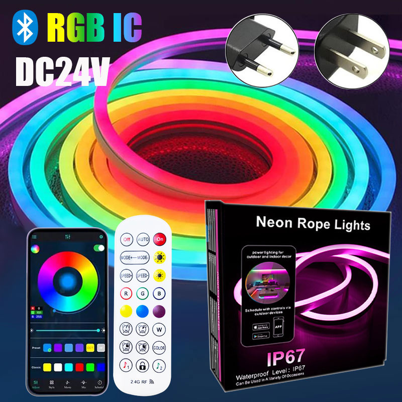 24V Addressable Neon Led Ribbo - Outdoor Power Strip Weatherproof review and price