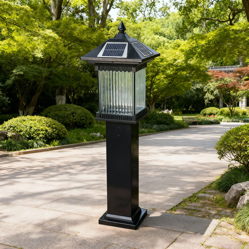 Modern Solar Powered Lawn Ligh - Outdoor Power Block review and price