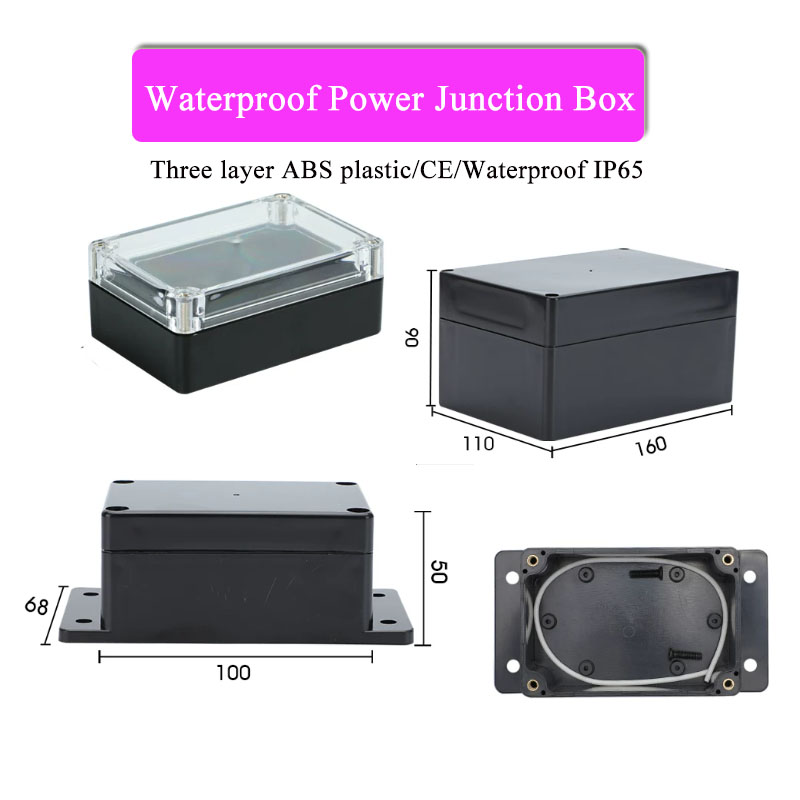ABS Plastic Black Triple Water - Outdoor Power Junction Box review and price