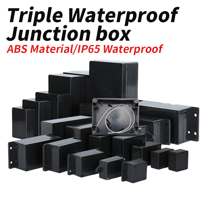 ABS Plastic Black Triple Water - Outdoor Power Junction Box review and price