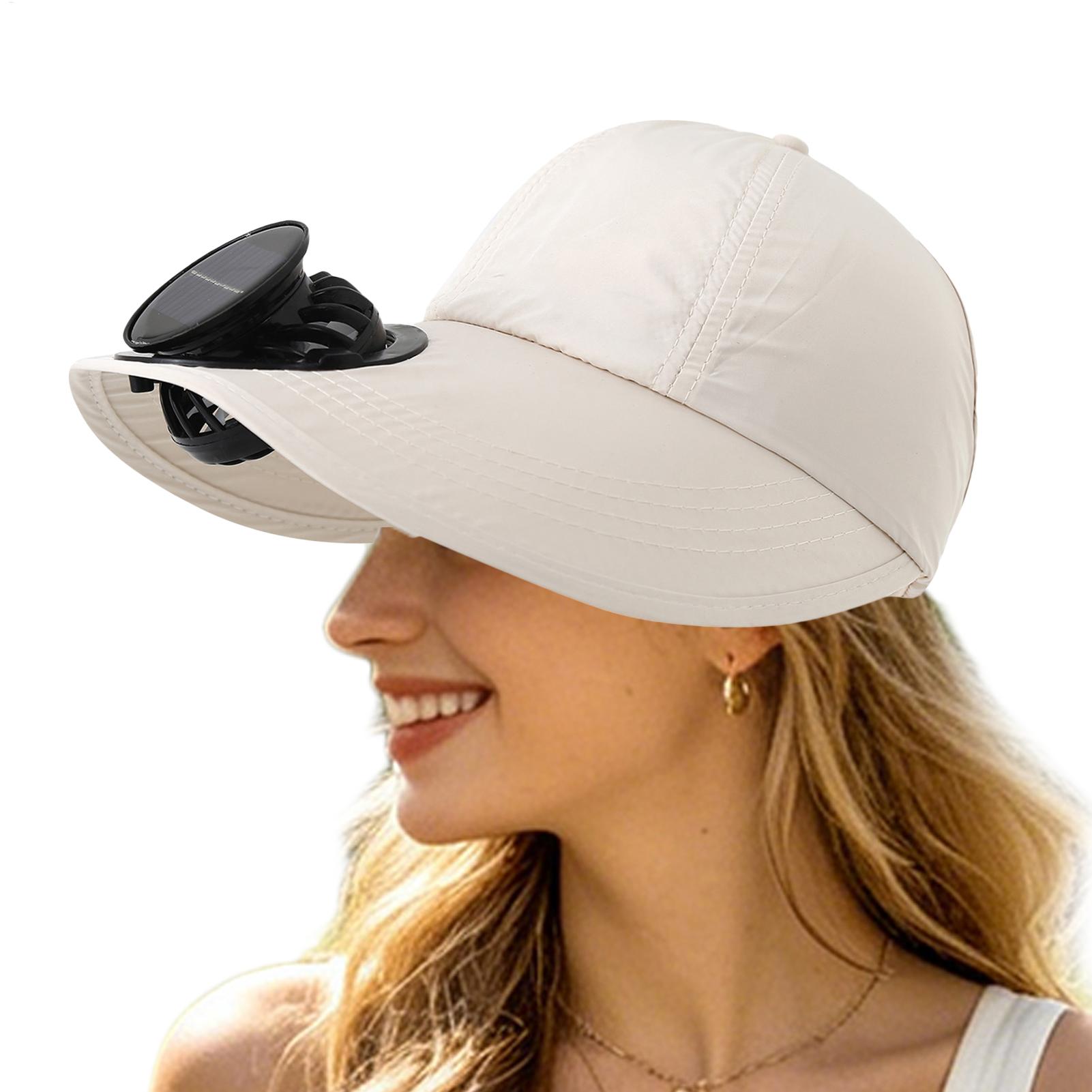 Solar-Powered Charging Fan Cap - Outdoor Power Block review and price