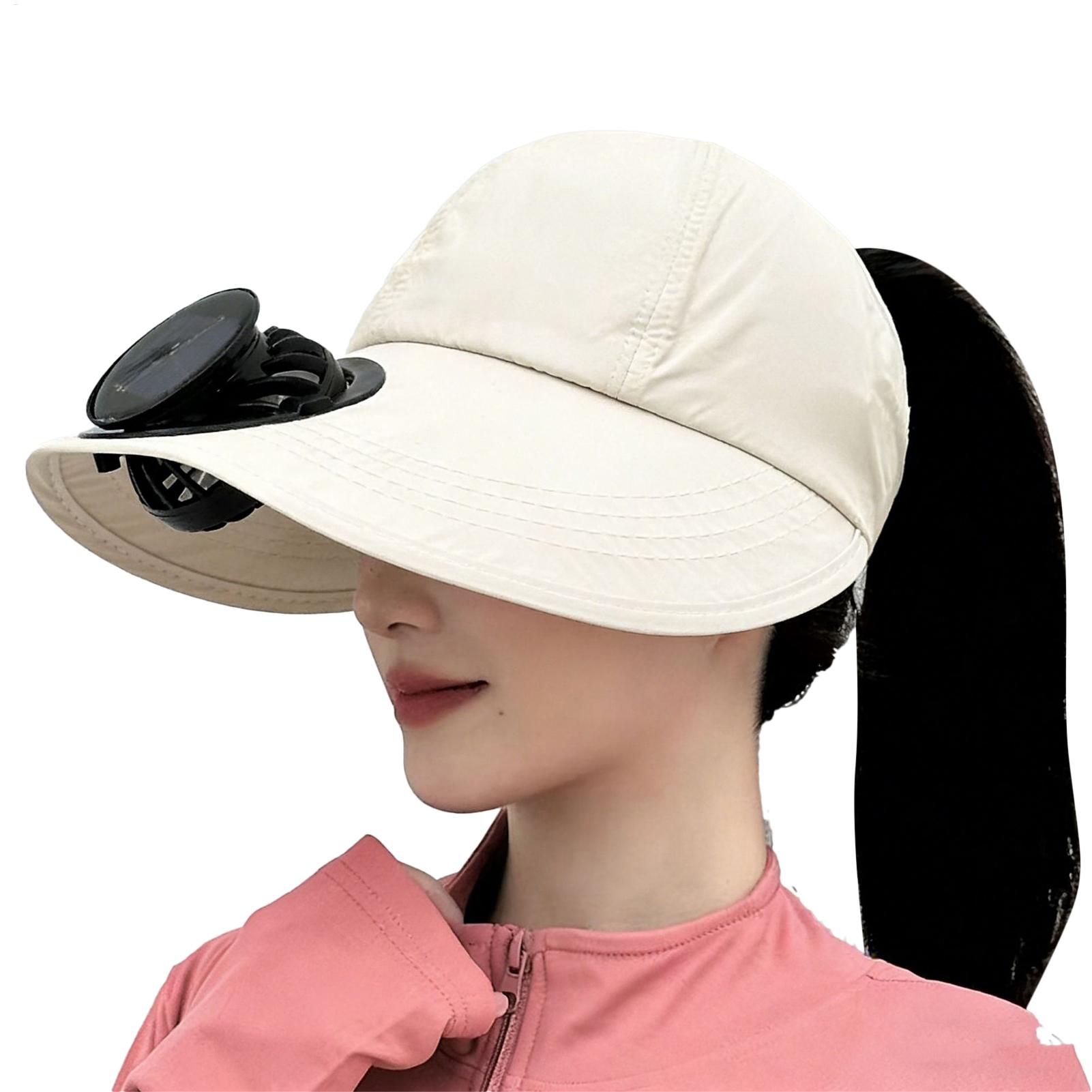 Solar-Powered Charging Fan Cap - Outdoor Power Block review and price