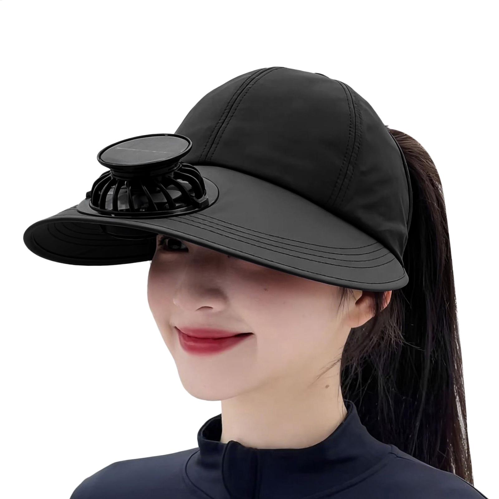 Solar-Powered Charging Fan Cap - Outdoor Power Block review and price