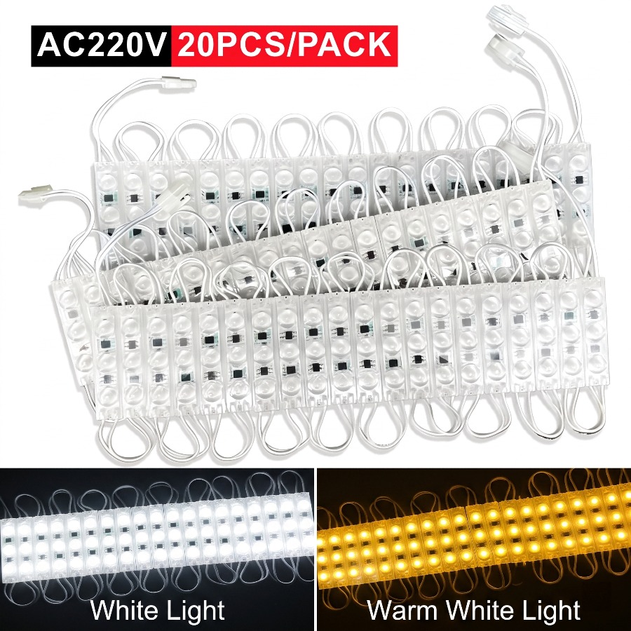 220V Highlight Led Module 20PC - Outdoor Power Strip Weatherproof review and price