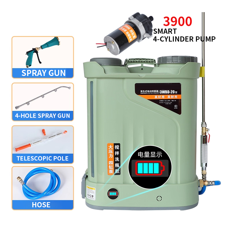 Four-cylinder Pump Agricultura - Electric Sprayer Backpack review and price