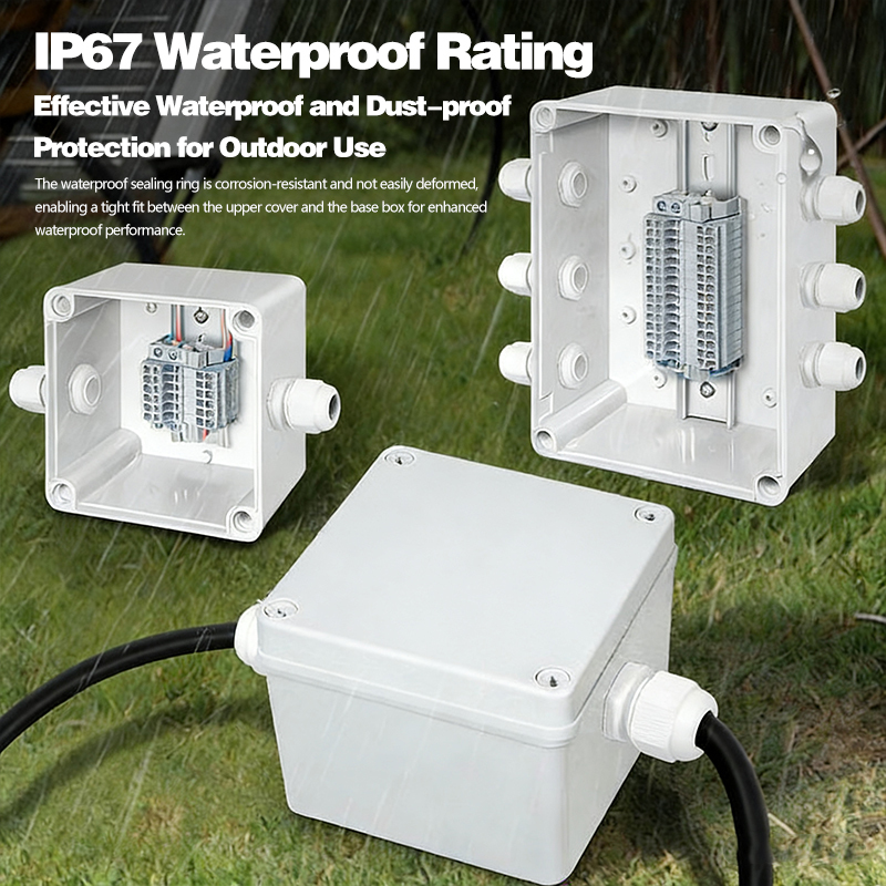 Waterproof Junction Box With P - Outdoor Power Block review and price