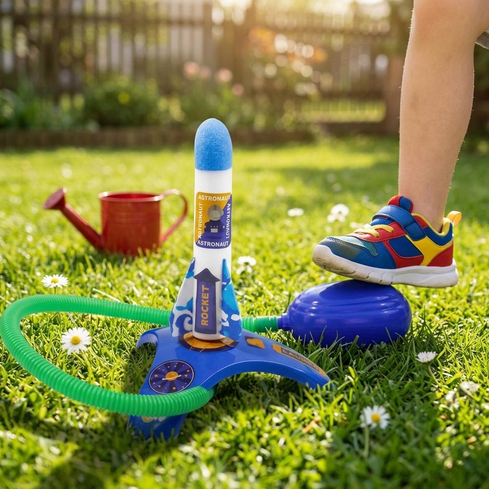 Air Rocket Foot Pump Launcher  - Outdoor Power And Pedal review and price
