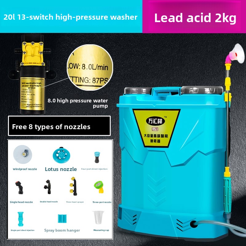 New Dual Lid Three Switch Back - Electric Sprayer Backpack review and price